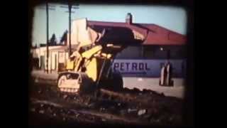 Lifting Christchurch NZ Tram Tracks 1950s [upl. by Akirdnuhs]