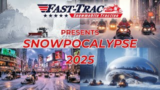 Snowpocalpyse 2025  A Snowmobilers Dream Ride Through The Midwest [upl. by Norene]