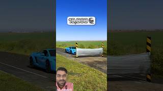 Tape stopper vs car shorts beamngdrive automobile gaming viralvideo [upl. by Nylcoj]