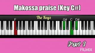 Makossa praise piano tutorial Key C [upl. by Buell]