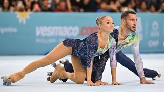 Rebecca TarlazziLuca Lucaroni ITA  Senior Pairs  Free Program  WSG Argentina 2022 [upl. by Kilah133]