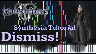 Dismiss Kingdom Hearts Synthesia Tutorial  Sheet music [upl. by Fidelis]