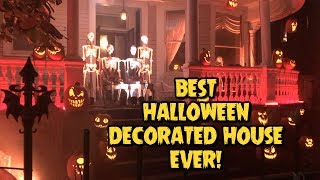 The BEST Halloween Decorated House EVER  Ghost Manor in New Orleans [upl. by Airlee557]