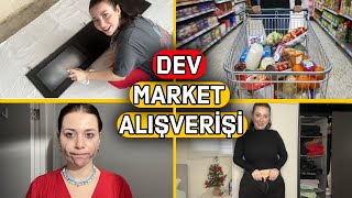 20 BİN LİRALIK DEV MARKET ALIŞVERİŞİ  SONUNDA DOLABIMI BOYUYORUZ aralog2023 19 [upl. by Aeslehs]