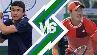 Taro Daniel ダニエル 太郎 vs Yu Hsiou Hsu  MATSUYAMA 2023 [upl. by Tnecniv]