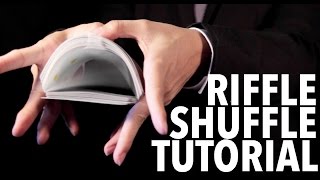 Cardistry for Beginners Shuffles  Riffle Shuffle Tutorial [upl. by Oilasor]