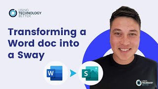 Transform a Word doc to a Sway in Microsoft [upl. by Lilias]