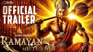 RAMAYANA  OFFICIAL TRAILER Ranbir Kapoor Lara Dutt Sunny DeolSai Pallavi Nitesh TiwariConcept [upl. by Arevle]