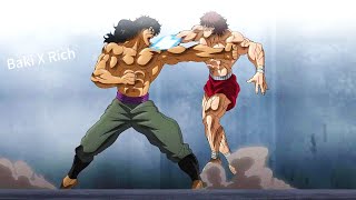 Baki Hanma vs Kaku Shunsei  Full Fight Scene  Eng Dub 4K  Baki Raitai Tournament [upl. by Malloy254]