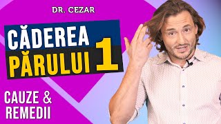 Dr Cezar Caderea parului cauze si remedii naturale  Partea 1 [upl. by Irmo]