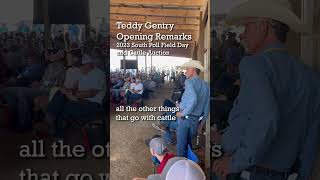 Teddy Gentry shares our data at the 2023 South Poll festival and cattle auction [upl. by Leoline]