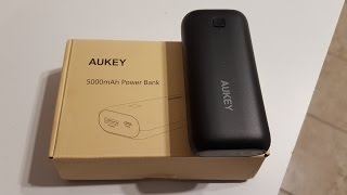 AUKEY PBN41 5000mAh Power Bank review 810 [upl. by Simonetta167]