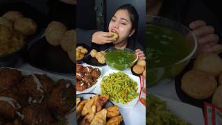 Spicy Golgappa And Spicy Chow Mein Eating Challenge  Pani Puri  Indian Street Food Mukbang [upl. by Hans971]