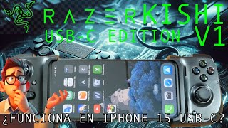 ¿ES COMPATIBLE EL RAZER KISHI V1 CON EL IPHONE 15 USBC [upl. by Alleyne949]