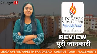 Lingayas Vidyapeeth University  Review  Placement  Campus Tour  Call 7831888000 [upl. by Akzseinga]