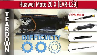 Huawei Mate 20X EVRL29 📱 Teardown Take apart Tutorial [upl. by Clemen]