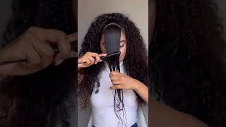 PENTEADO muito FÁCIL para CABELO CACHEADO 👩🏽‍🦱😲😳 SE INSCREVASE [upl. by Oalsecnew]