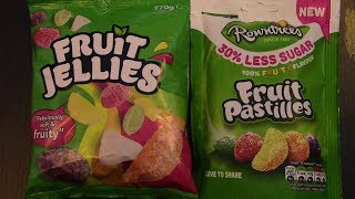 Fruit Pastilles Poundland Fruit Jellies REVIEW [upl. by Hadlee932]