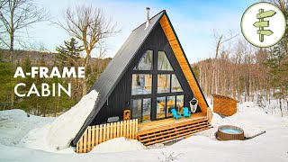 Stunning Modern AFrame Cabin with Open Concept Design  FULL TOUR [upl. by Divaj984]