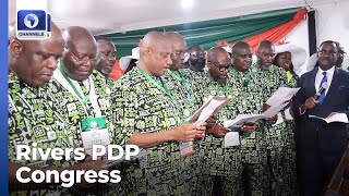 Rivers PDP Elects New Executives [upl. by Anoo]