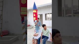 bhaiya Ke Piche rocket Pad Gaya 🚀😟 wait for twist shortvideo shortfeed comedy ￼ [upl. by Areemas]