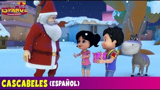 Cascablles  Jingle bells  Vir el chico robot  Música Para Niños  Español Canciones Infantiles [upl. by Oniger]