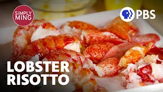 Lobster Risotto Two Ways with Chef Louis DiBiccari  Simply Ming  Full Episode [upl. by Ahsiryt419]