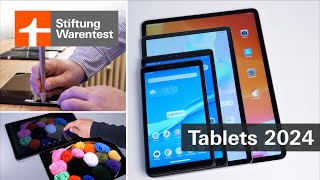 Test Tablets 2024 Das zählt beim TabletKauf  Kaufberatung Stiftung Warentest [upl. by Nidla]