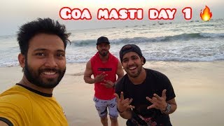 BAKLOL VIDEO YOGESH KATHURIA FUN IN GOA  Day 1  Sanjhalika Vlog [upl. by Serene]