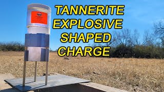 Will Tannerite Explosive Work In A Shaped Charge [upl. by Atnomed]