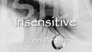 Jann Arden  Insensitive with Lyrics [upl. by Idaline]