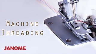 Machine Threading for MYLOCK 454D Sailing Line [upl. by Llennej528]