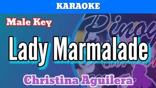 Lady Marmalade by Christina Aguilera Karaoke  Male Key [upl. by Savvas]