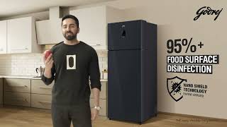 Nano Shield Technology  Godrej Eon Frost Free Refrigerators [upl. by Jodie]