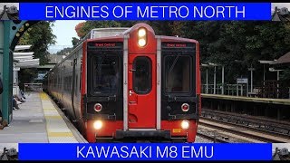 Engines of Metro North Kawasaki M8 [upl. by Kramal]