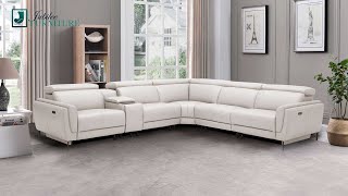 Cooper Modular Power Recliner Sectional Couch  Jubilee Furniture [upl. by Kaitlyn383]