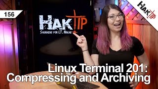 Linux Terminal 201 How To Use tar gzip bzip2 and zip  HakTip 156 [upl. by Ahsiuqat149]