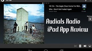 Audials Radio Android App Review Video [upl. by Siaht]