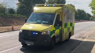 SECAmb Decorated DCA responding rapidly through Faversham [upl. by Nawat]