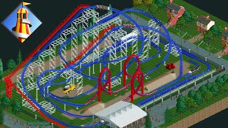 All American Triple Loop  OpenRCT2 [upl. by Terryl660]