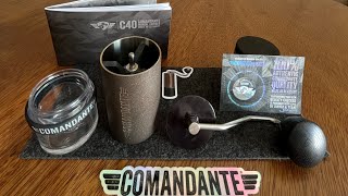 UNBOXING COMANDANTE C40 MK4 COPPER MOUNTAIN NITRO BLADE ComandanteGrinder [upl. by Mitzl871]