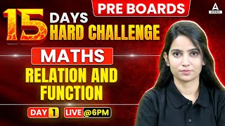 Class 12 Maths Chapter 1 Relation and Function  12th Maths Revision Classes for Boards 2025 [upl. by Giacobo]