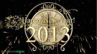 Sandstorm Digitals New Year Countdown Clock  2013 [upl. by Janifer194]