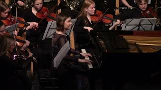 Herdís Linnet performs Grieg’s piano concerto  excerpts [upl. by Mayap]