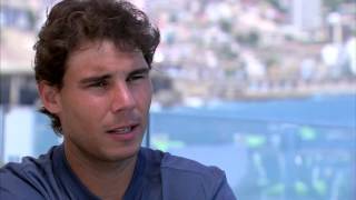 Justin Gimelstob Interviews Rafael Nadal Part 1  Star Games TV [upl. by Kaleb418]