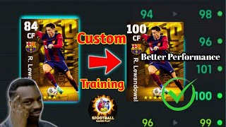 How To Train Lewandowski in efootball 2024  Lewandowski Max level Training in efootball efootball [upl. by Chapin]