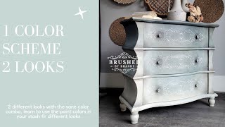 How to Use Chalk paint for Multiple Looks with 1 Color Scheme [upl. by Grey]