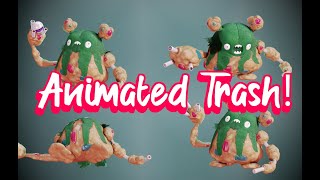 Garbodor Animation Timelapse [upl. by Yaresed]