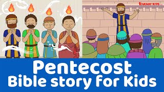 Pentecost Bible Story for kids  Acts 2 [upl. by Erialb]