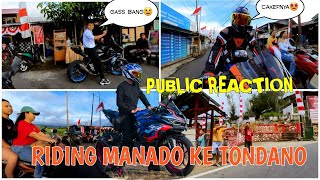 ✅️REAKSI ORANGORANG DI MANADO OTW TONDANO LIAT KAWASAKI NINJA ZX25 ⁉️ Public Reaction ✅️1 [upl. by Ollehto154]